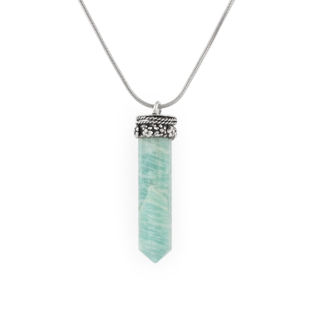 Amazonite Point Pendant