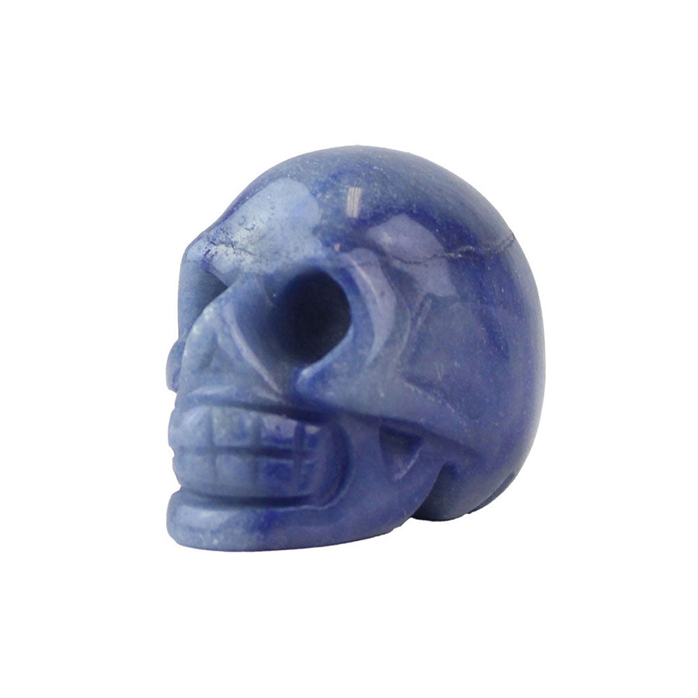 Blue Quartz Skull