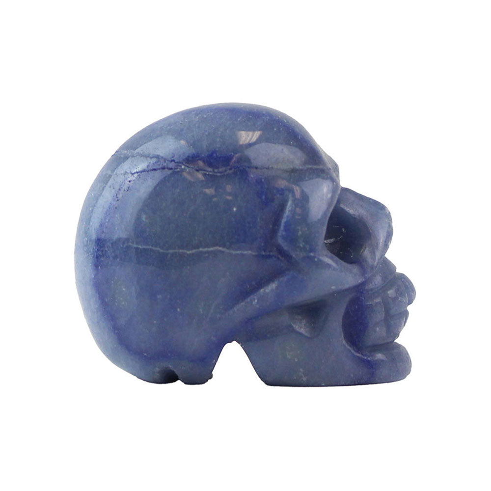 Blue Quartz Skull
