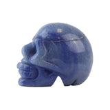 Blue Quartz Skull