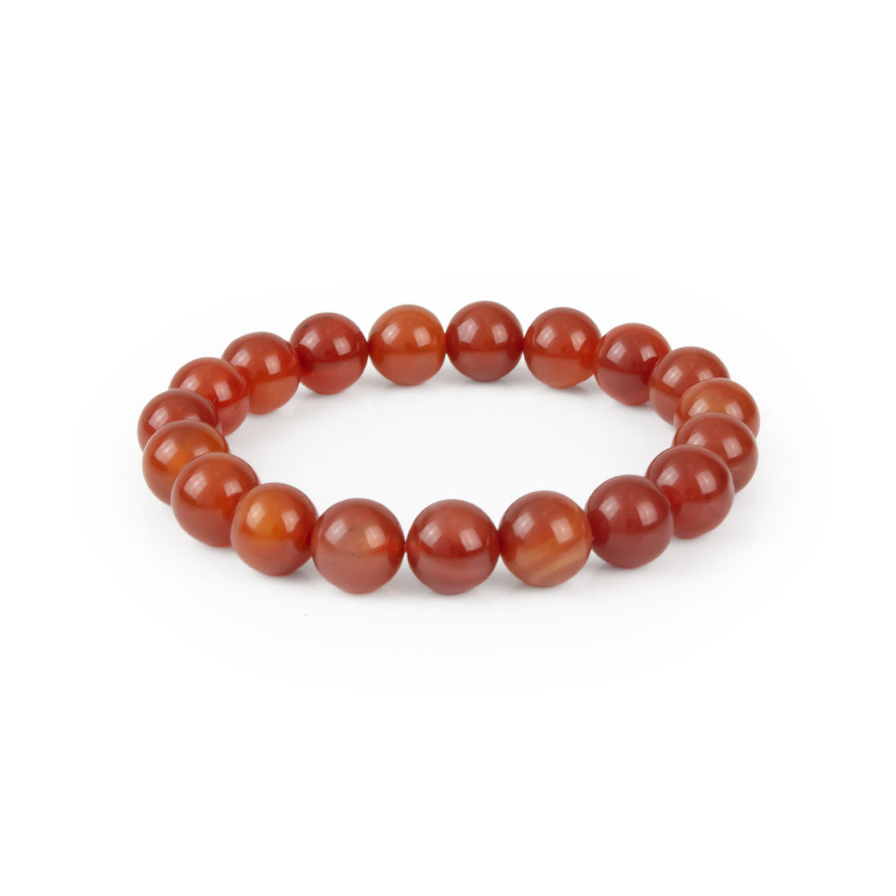 Carnelian Beaded Bracelet