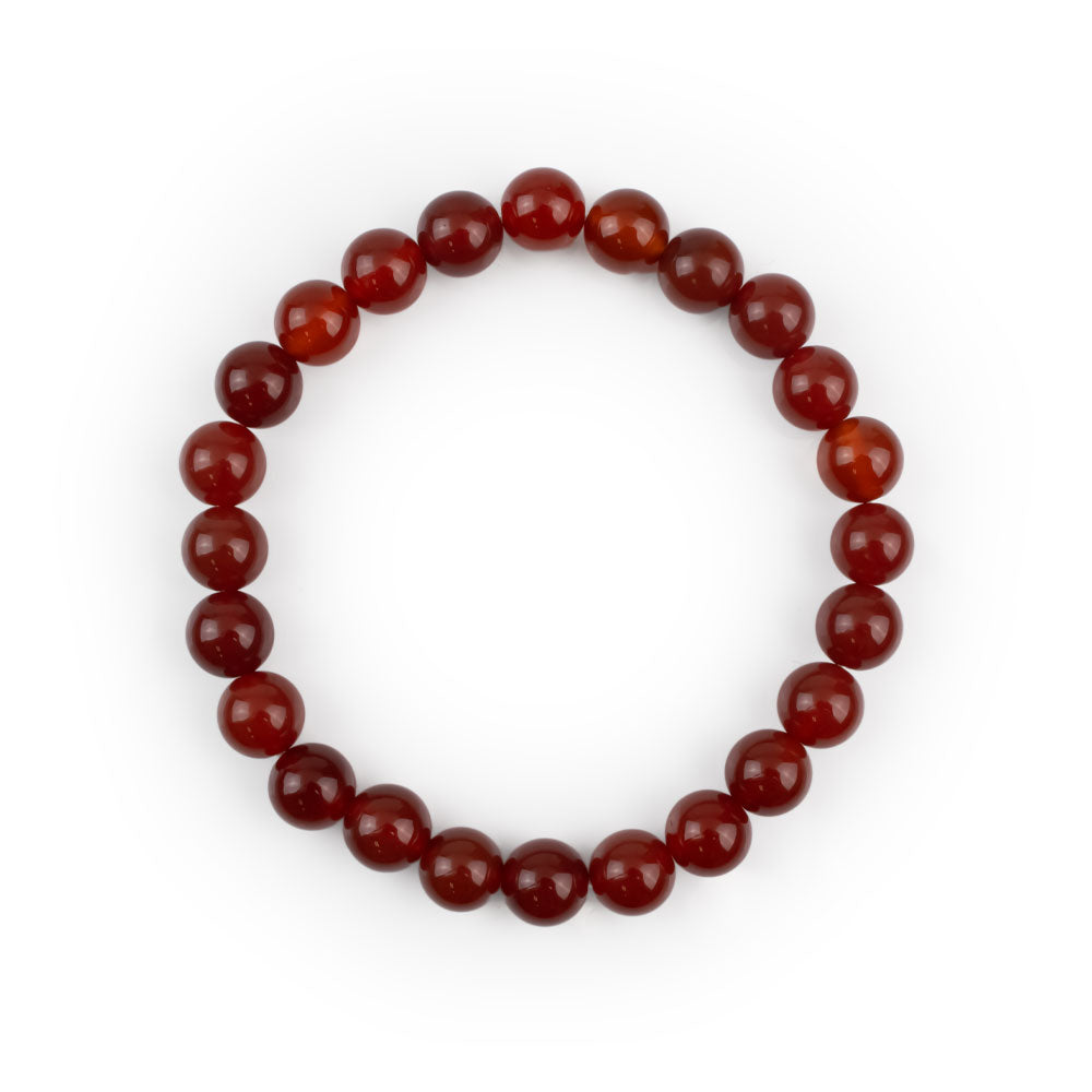 Carnelian Beaded Bracelet