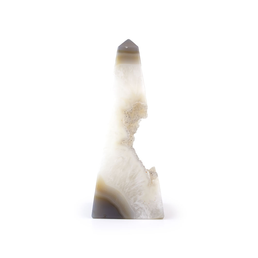 Druzy Agate Obelisk