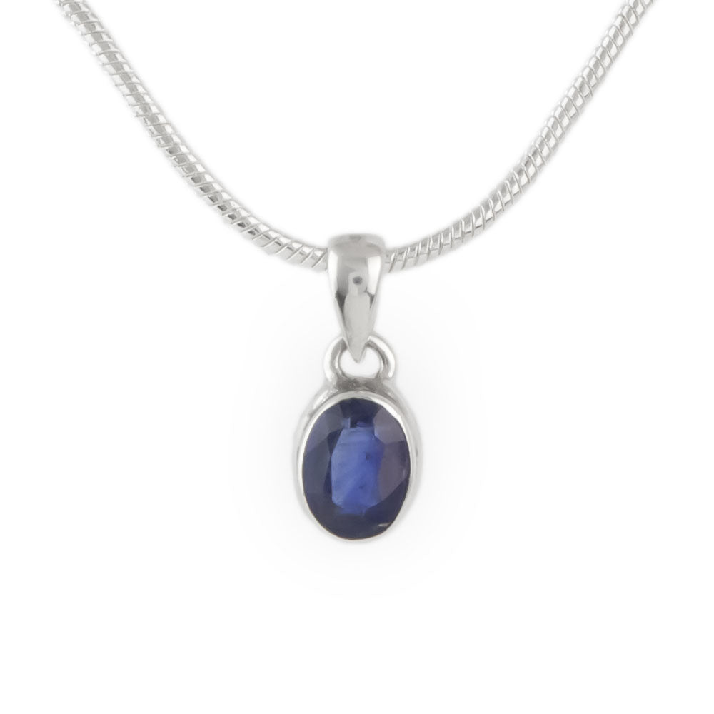 Faceted Kyanite Pendant