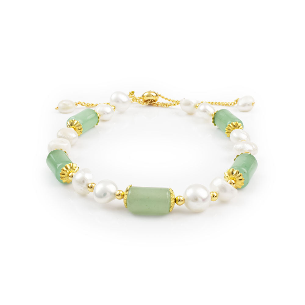 Jade Pearl Bracelet