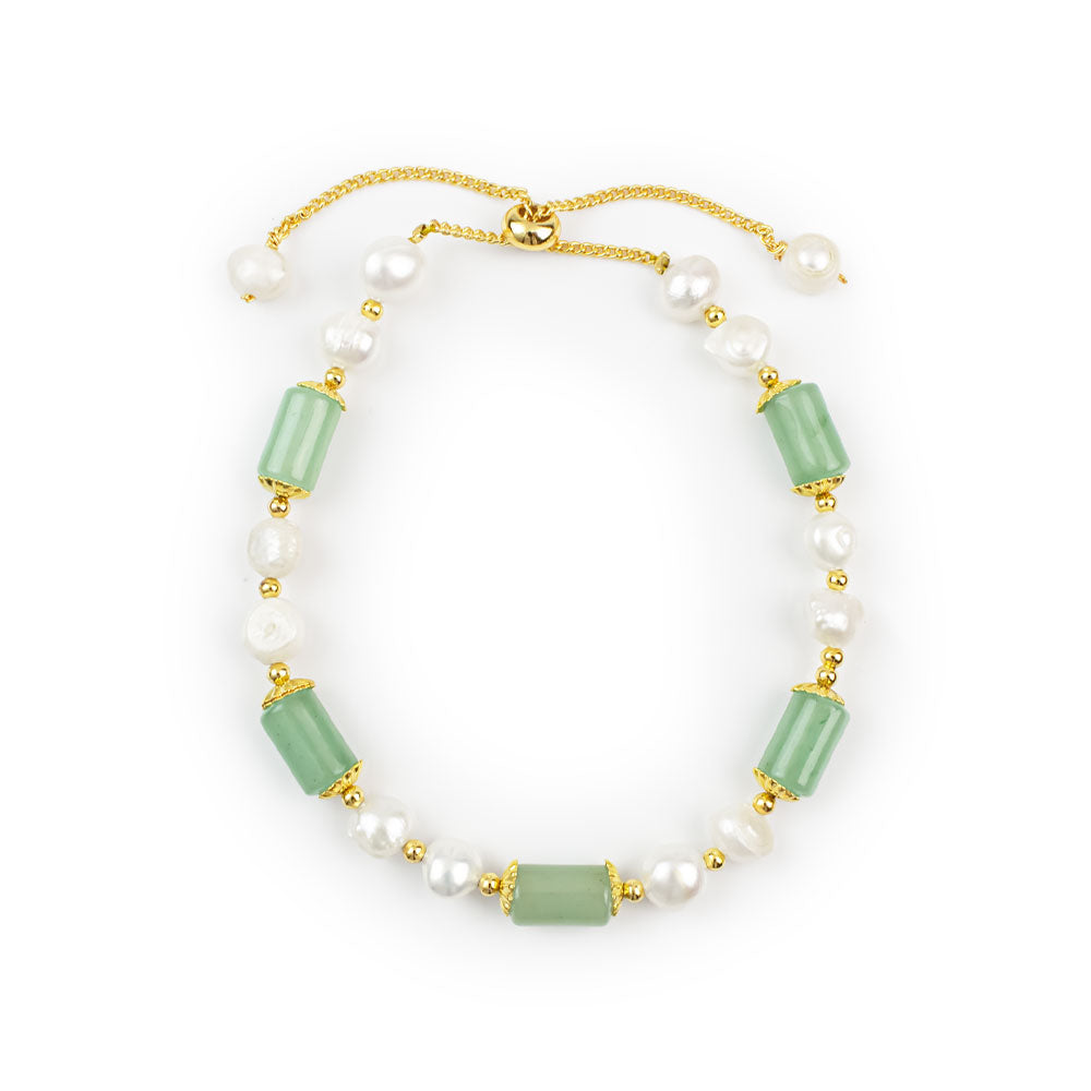 Jade Pearl Bracelet
