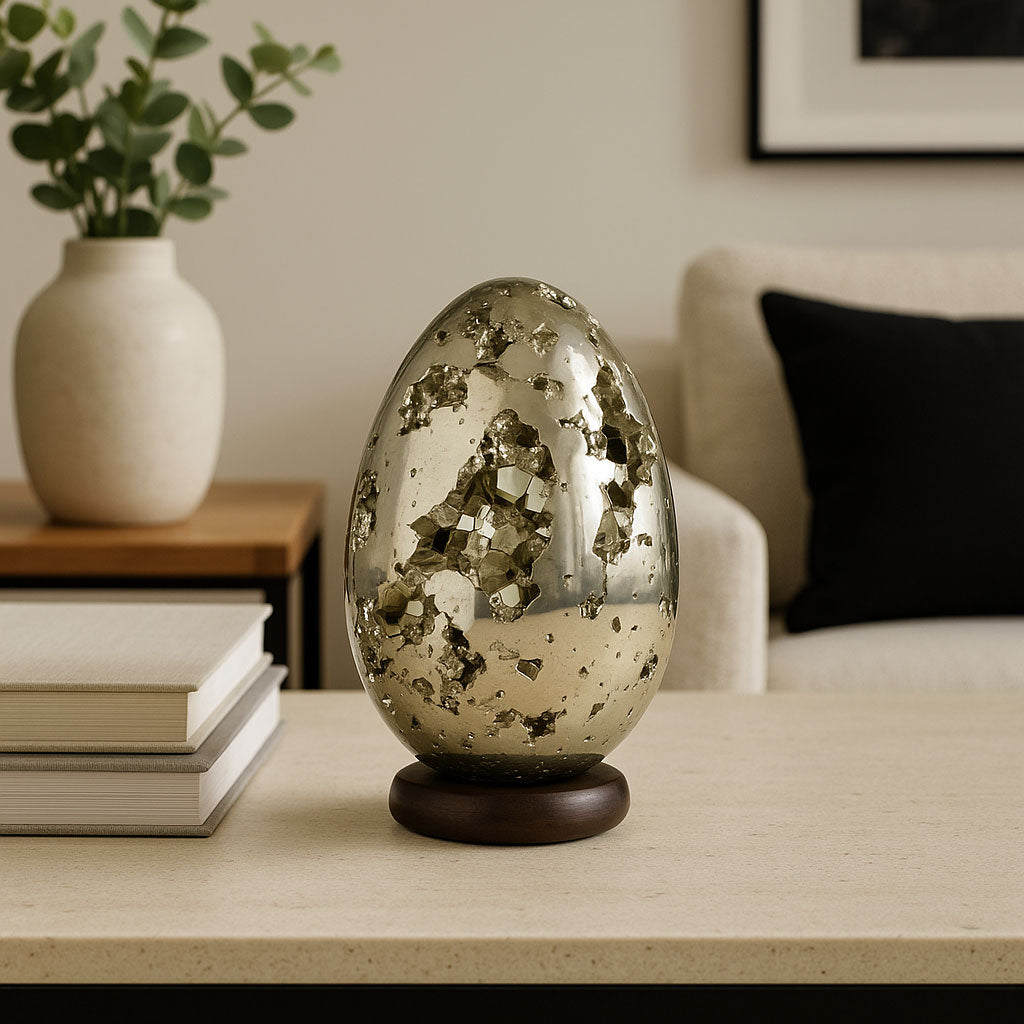 Pyrite Egg