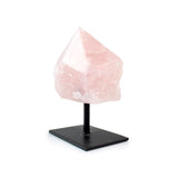 Rose Quartz Point on Stand