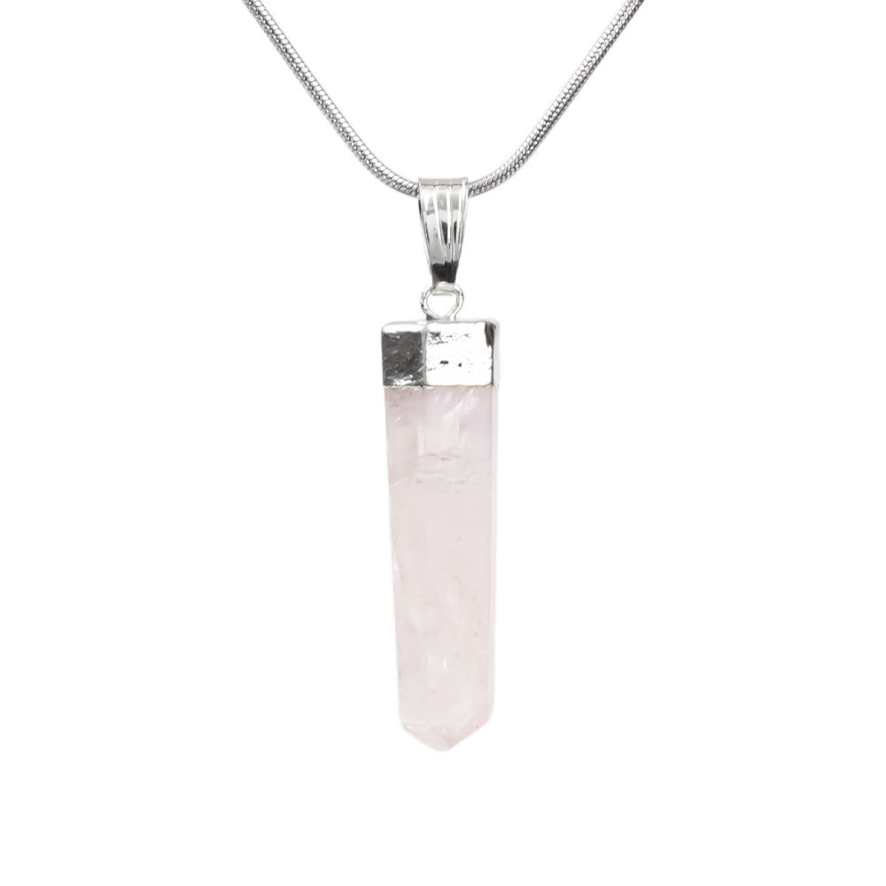 Rose Quartz Point Pendant