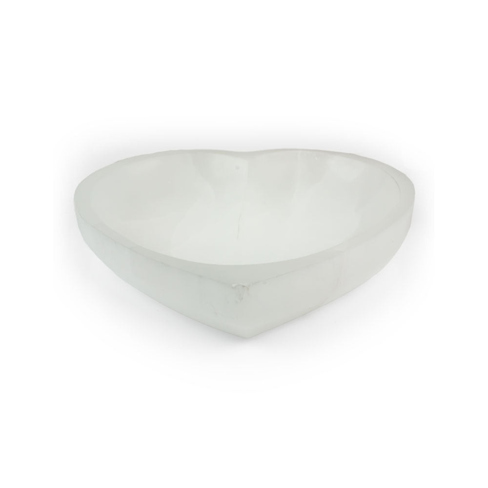 Selenite Heart Bowl