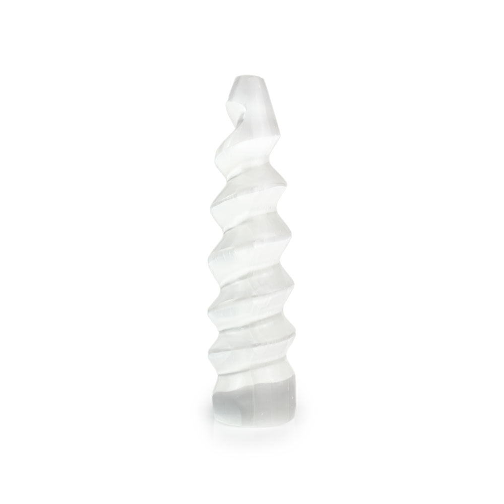 Selenite Spiral Point