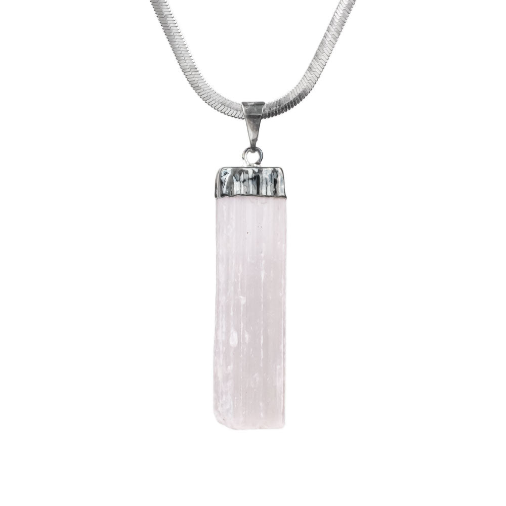 Selenite Stone Pendant