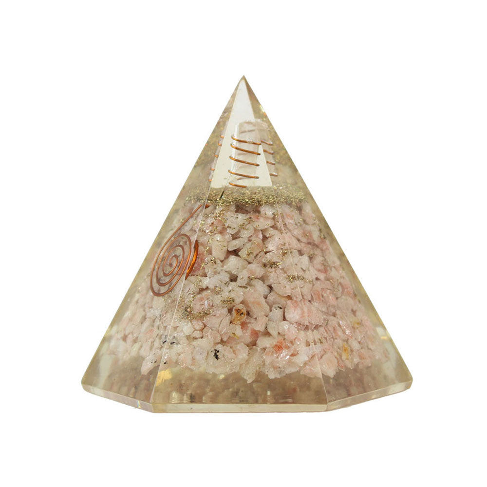 Sunstone Resin Pyramid