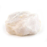 White Quartz Incense Holder, front view showing milky quartz with incense insert.