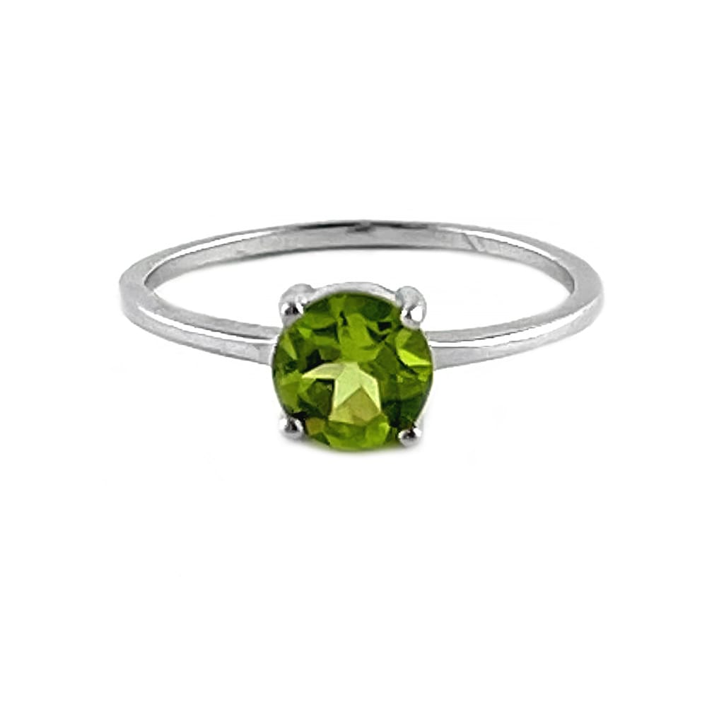 Shop Laterra Gems Peridot Sterling Silver Ring