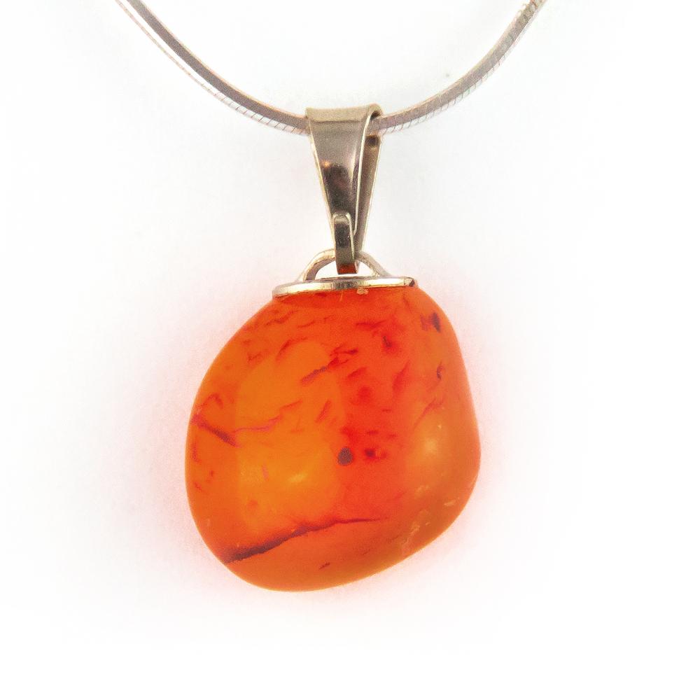 Laterra Gems Carnelian Stone Pendant
