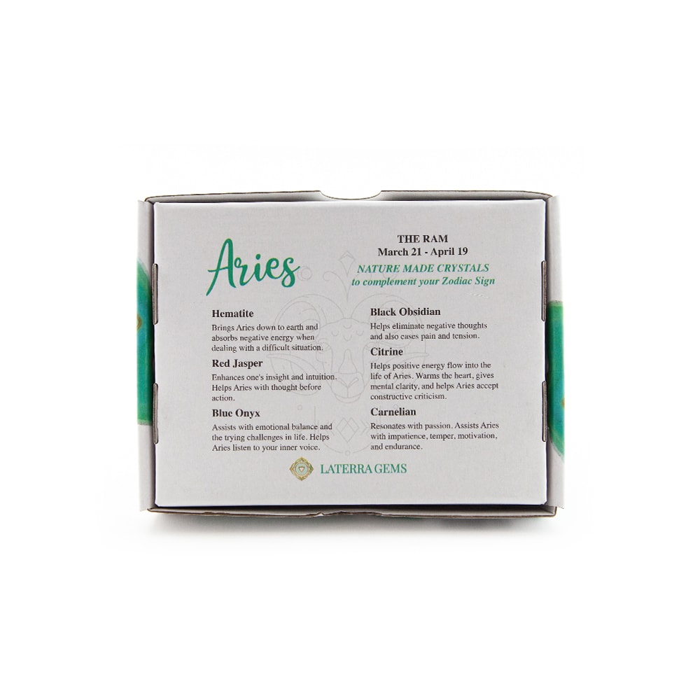 Shop Laterra Gems Zodiac Crystal Set - Aries