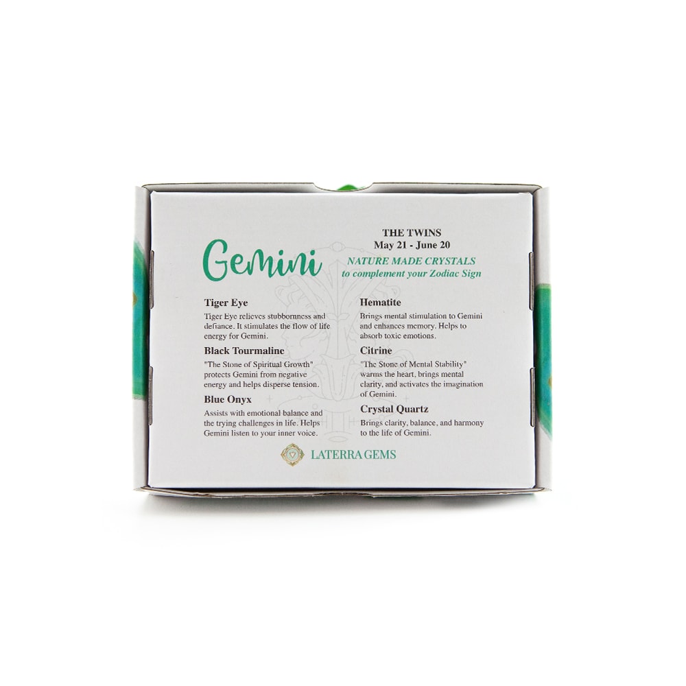 Shop Laterra Gems Zodiac Crystal Set-Gemini