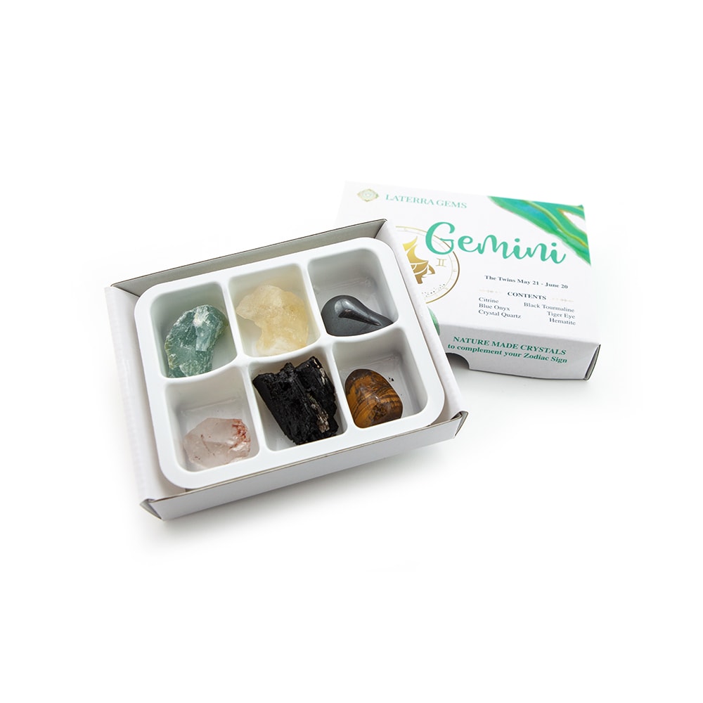 Shop Laterra Gems Zodiac Crystal Set-Gemini