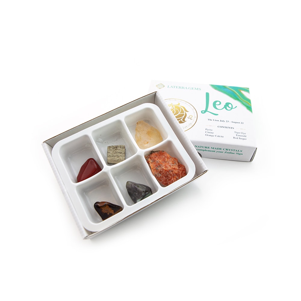 Shop Laterra Gems Zodiac Crystal Set-Leo