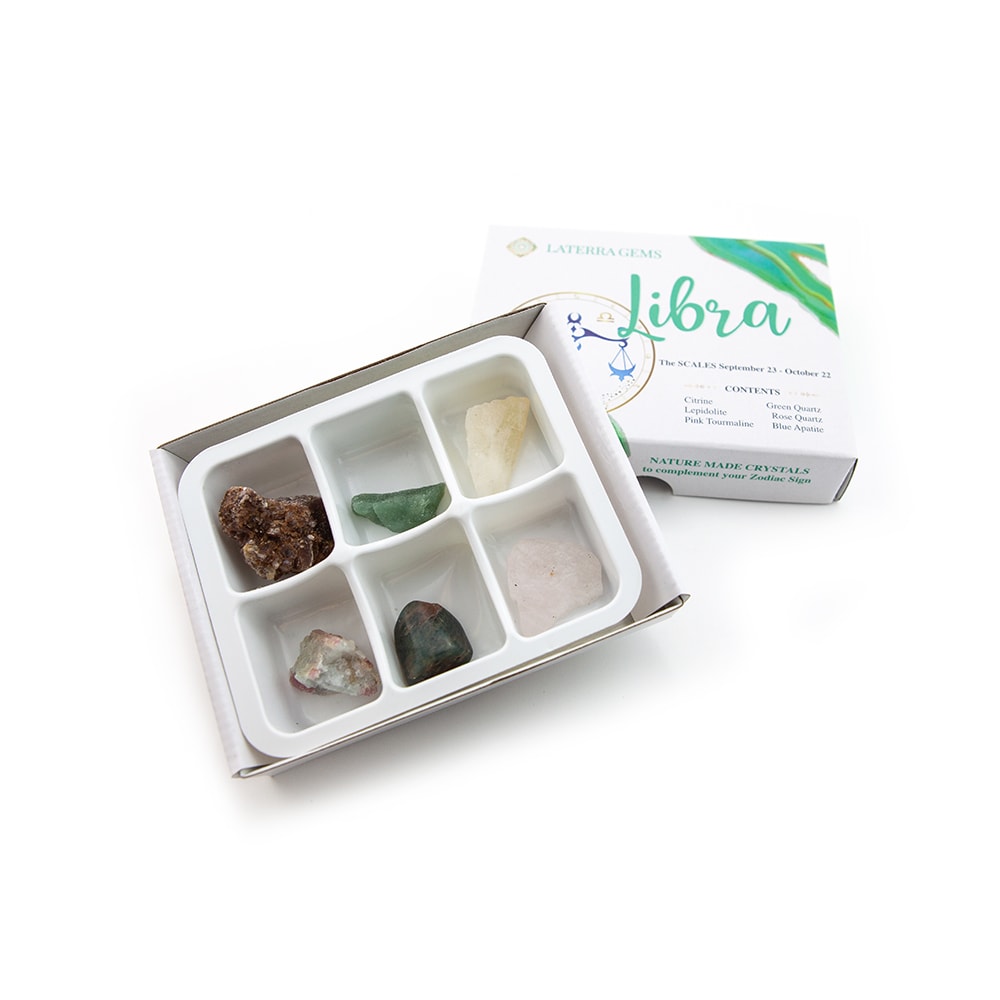 Shop Laterra Gems Zodiac Crystal Set-Libra
