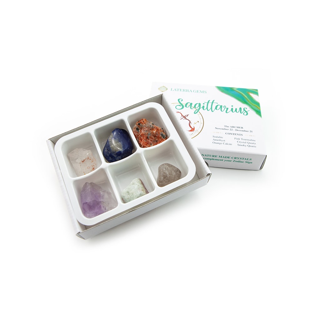 Shop Laterra Gems Zodiac Crystal Set-Sagittarius