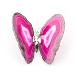 Agate Pink Butterfly