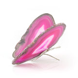 Agate Pink Butterfly