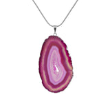 Agate Slice Stone Pendant