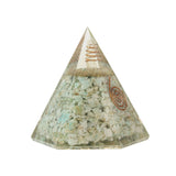 Amazonite Resin Pyramid