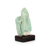 Amazonite on Wooden Stand