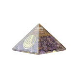 Amethyst Resin Pyramid