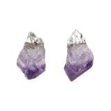 Amethyst Stud Earrings