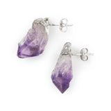 Amethyst Stud Earrings