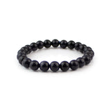 Blue Goldstone Beaded Bracelet