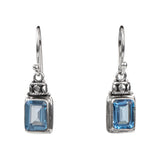 Blue Topaz Earrings