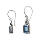 Blue Topaz Earrings