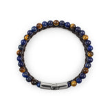 Tiger Eye and Lapis Lazuli Bracelet