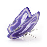 Agate Purple Butterfly