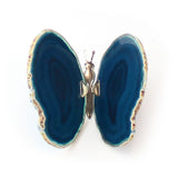 Agate Teal Butterfly