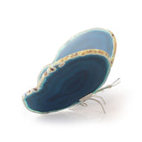 Agate Teal Butterfly