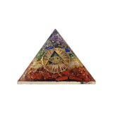 Chakra Resin Pyramid