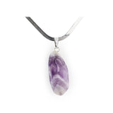 Chevron Amethyst Pendant