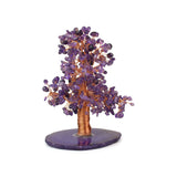 Amethyst and Agate Copper Tree