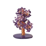 Amethyst and Agate Copper Tree