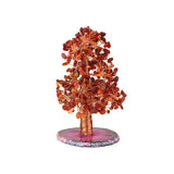 Carnelian and Agate Copper Tree