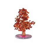 Carnelian and Agate Copper Tree