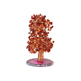 Carnelian and Agate Copper Tree