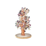 Fluorite and Agate Copper Tree