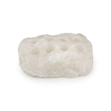 Crystal quartz essential oil holder with 8 slots for travel-size bottles.